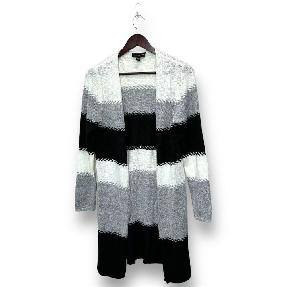 NWT Fortune + Ivy Women's Long Open Cardigan Sweater Size S‎ Multicolor